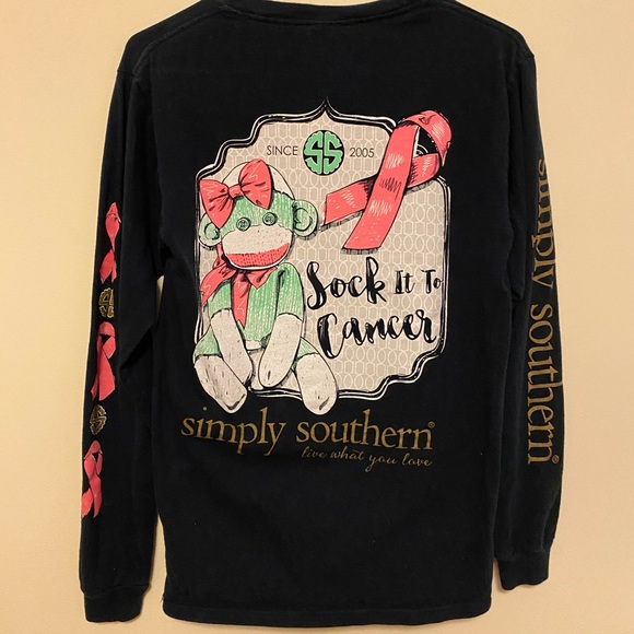Simply Southern Tops - Simply Southern Tee Limited Edition Breast Cancer